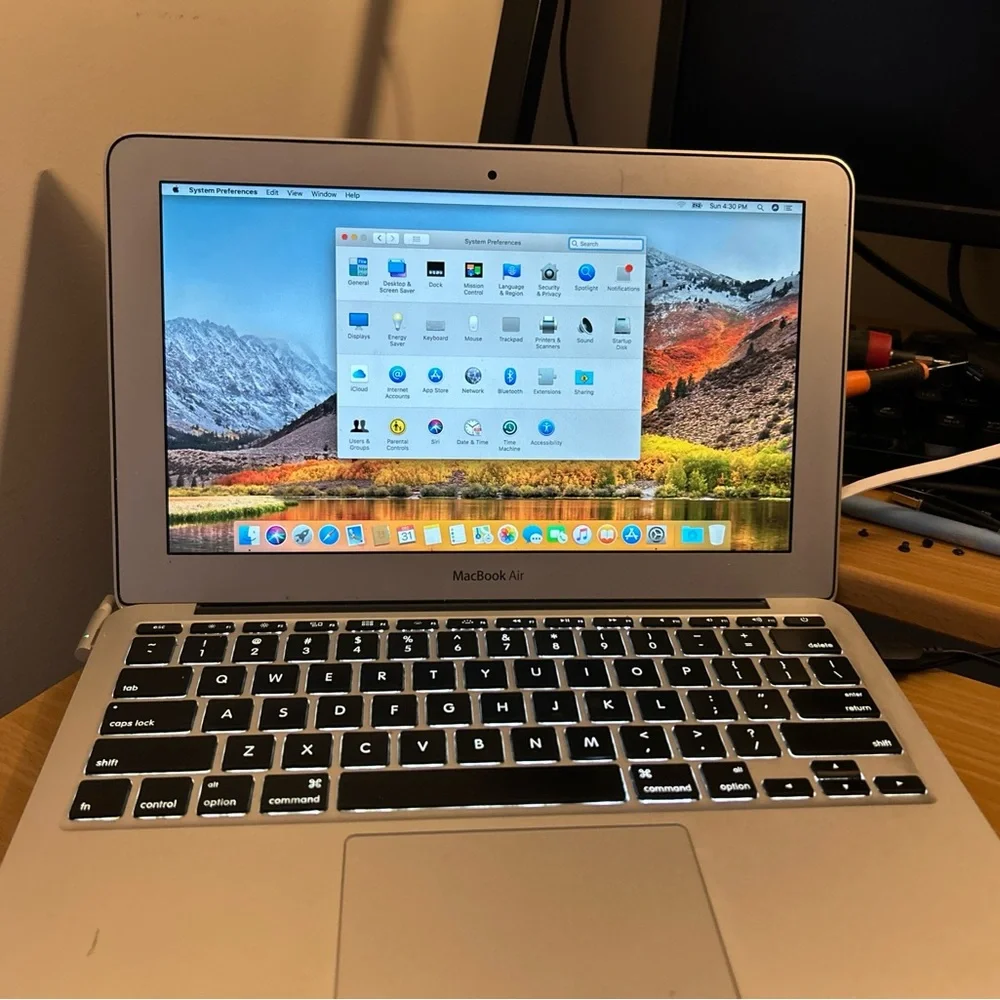 Apple Silver MacBook Air Sleek Design Powerful Performance